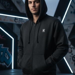 Hanorac Gros Bărbați cu Fermoar